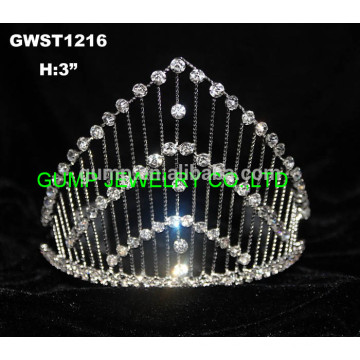 Großes Rhinestone-Tiara